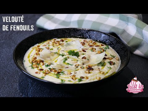 Recette de Velouté de Fenouils au Parmesan et Pignons de Pin