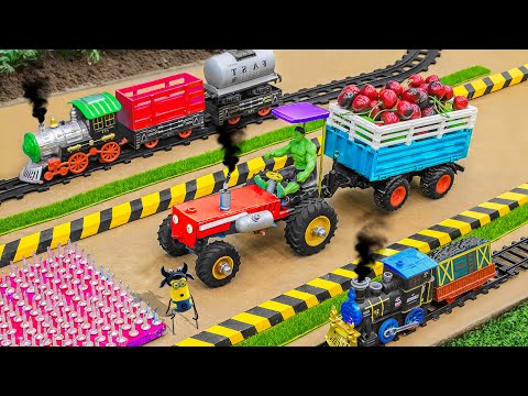 DIY Mini Trailer, Road Roller for Concrete Road Making | Science Project