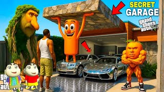 Franklin & Shinchan Found New Ultimate Diamond Supercars with Brainrot Animal Secret Garage in GTA V