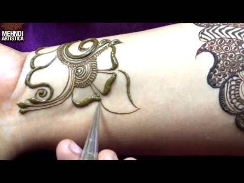 Stylish Arabian Henna Mehandi Design | Cute Artistic Mehndi By MehndiArtistica | मेहँदी लगाना सीखे