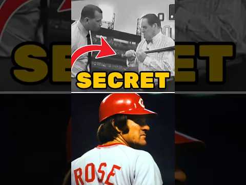 Pete Rose reveals SECRET to hitting..