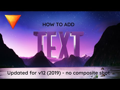 how to add text in hitfilm express 2017