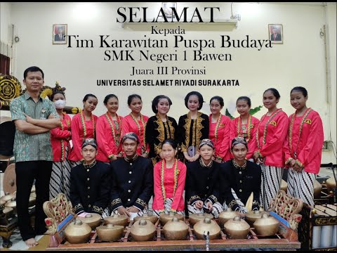Karawitan Puspa budaya SMK Negeri 1 Bawen
