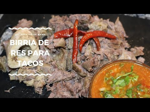 BIRRIA DE RES PARA TACOS / Como hacer Birria para tacos