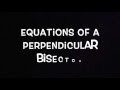 Exploring Perpendicular and Angle Bisectors