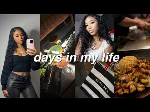 days in my life: mini life update, cousin bday, pop up shop, girls night out + more