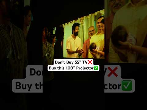 Don’t Buy 55 Inch TV❌ Buy this 100 inch Google TV Projector✅ Lumio Arc 7 Semma Clarity🔥