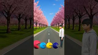 wait me jump on new colour monster Pac- Man vs big red monster Pac-Man #shorts #youtubeshorts