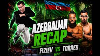 THAT WONT STOP A HEAD KICK! FINCH'S REACTION TO UFC AZERBAIJAN FIZIEV VS TORRES