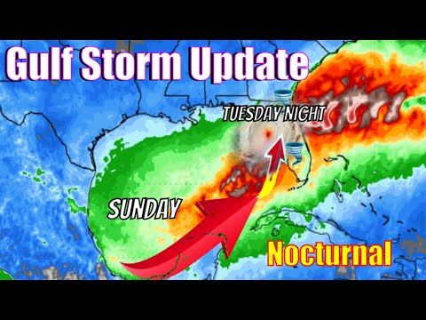 Invest 92L, Gulf Hurricane / Tropical Storm Forming Fast Tuesday Night!