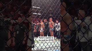 Poirier’s reaction to the decision #UFC318