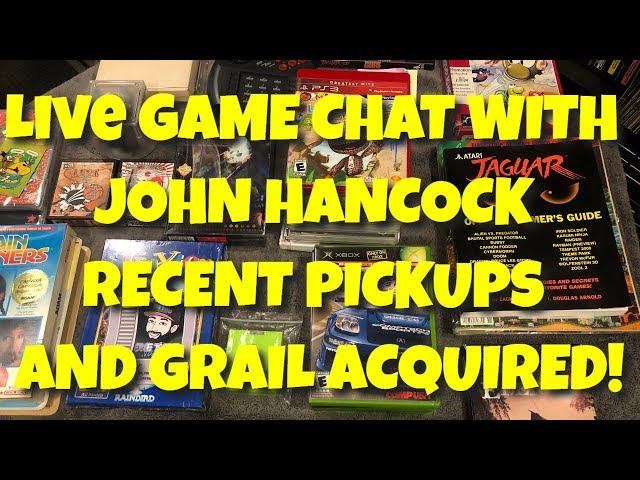 Live Game Chat with John Hancock Recent Pickups & Grail Acquired!