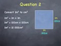 Metric Area Conversions and Units