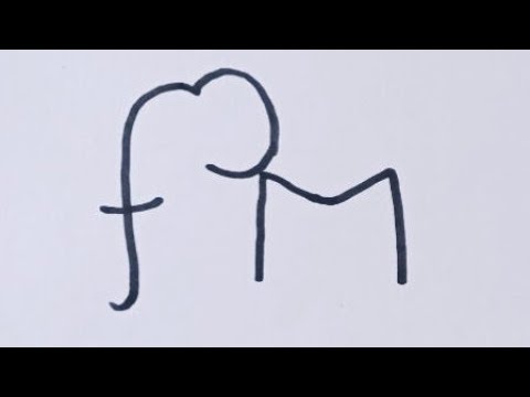 Elephant drawing / How to draw a Elephant 🐘 / Elephant drawing from FM /number drawing