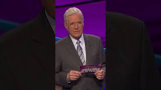 Trebek tears up! the cutest jeopardy moment ever #shorts #jeopardy