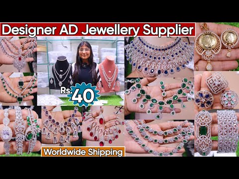 Exclusive Designer Bridal AD Jewellery Collection 2024 | Trending Premium Quality AD Stone Jewellery