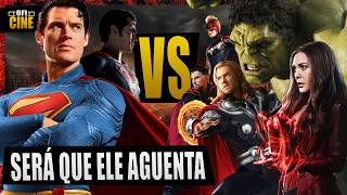 SUPER MAN VS OS VINGADORES do UCM (SERÁ QUE ELE AGUENTARIA O TRANCO)