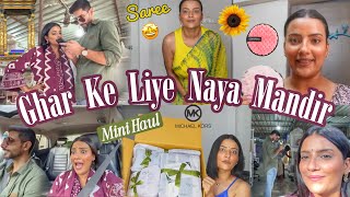 Ghar Ke Liye Naya Mandir Liya | Shopping & PR | Aabhaari’s Restockings