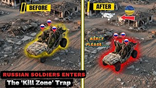 Russian Soldiers Desperate Fight Running Ukrainian Forces Drone End in Destruction
