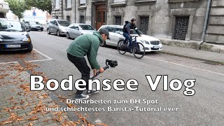 Drehtag für den BH-Spot und schlechtestes Barista-Reparatur-Tutorial ever