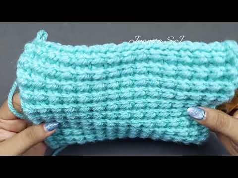 Me encantó este hermoso punto a crochet