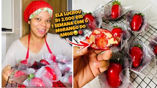 (AULÃO🔥) MORANGO DO AMOR🍓 Faça e VENDA Mesmo Sem Ser CONFEITEIRA, Como Fazer Morango Do Amo COMPLETO