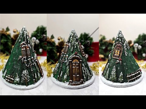 DIY Unusual Christmas Tree/New Year Decoration/Christmas crafts