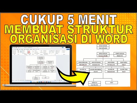 Cara Cepat Membuat Struktur Organisasi di MS Word