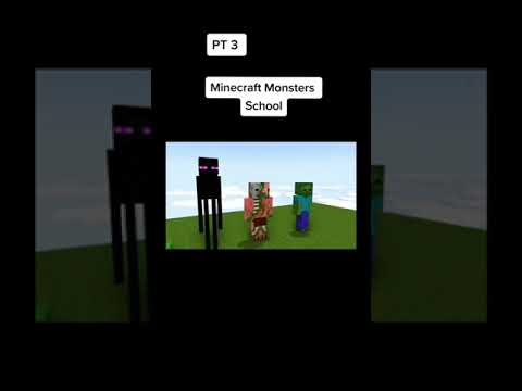 SchoolMinecraft Monsters#shorts #minecraft  part 3