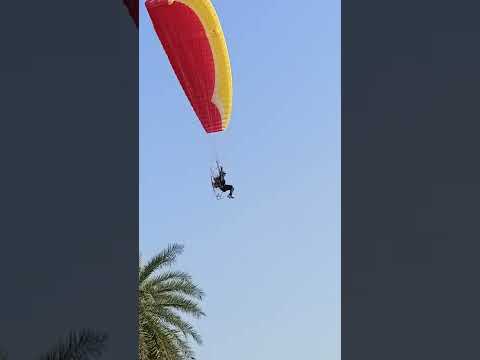 it was awesome flight at village | paramotoring | homemade | ppg