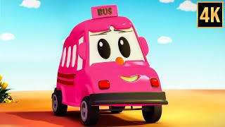 Wheels on the Pink Bus, Kids Fun Cartoon Rhymes for Kids
