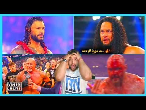 'O Bhai-Saab...🔥' Roman Aya?? Jon Moxley loss, Goldberg final match – WWE SNME 2025 Highlights*