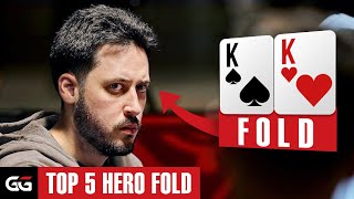 How to play KK against AA | TOP 5 Hero Fold in 2024 WSOP
