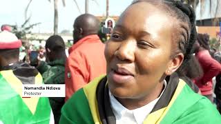YouTube video thumbnail: Anti-Immigration Protests Held in South Africa's Kwazulu-Natal