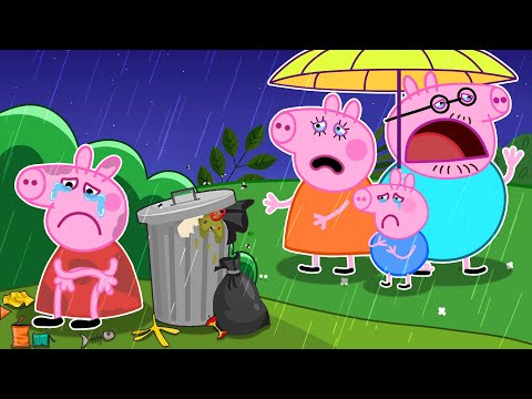 Peppa Pig Ran Away From Home Because.... | Peppa Pig Funny Animation