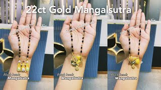 Latest 22ct Gold Mangalsutra Design