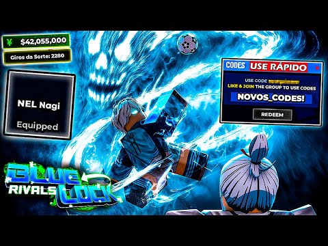 SAIU! 3 NOVOS CÓDIGOS DA ATUALIZAÇÃO DO BLUE LOCK RIVALS! *NEL NAGI UPDATE*