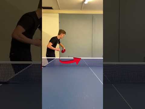 One of the hardest serves🏓🔥 #tabletennis #pingpong #serve #tutorial #shorts