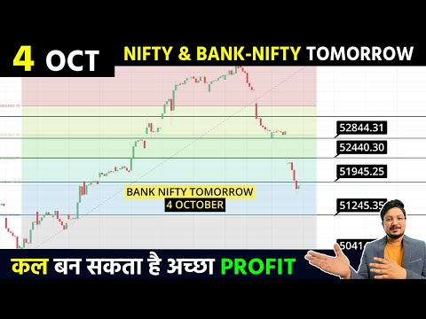 Nifty Tomorrow Prediction | Bank Nifty Tomorrow 4 OCT Prediction | Bank Nifty Analysis & Prediction