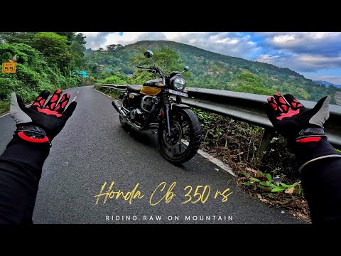 Honda CB350 RS Pure Raw Exhaust Sound Ride - Riding On Mountain | NH-55 Darjeeling.