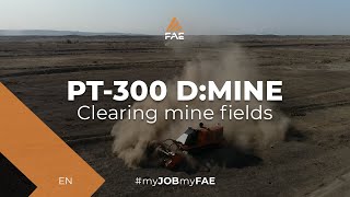 Video - FAE PT-300 D:MINE - The remote controlled tracked carrier for clearing mine fields