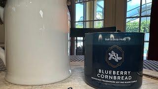 Bath & Body Works | Blueberry Cornbread Candle Review💙