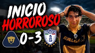 ¡INICIO HORROROSO! Reacción Pumas vs Pachuca (0-3) Jornada 1 Liga MX