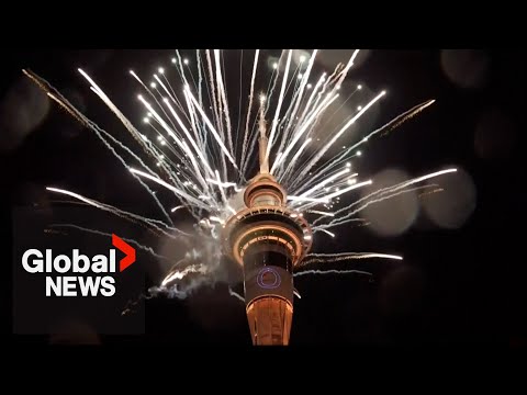 New Year&#39;s 2024: New Zealand ushers in new year with fireworks in Auckland