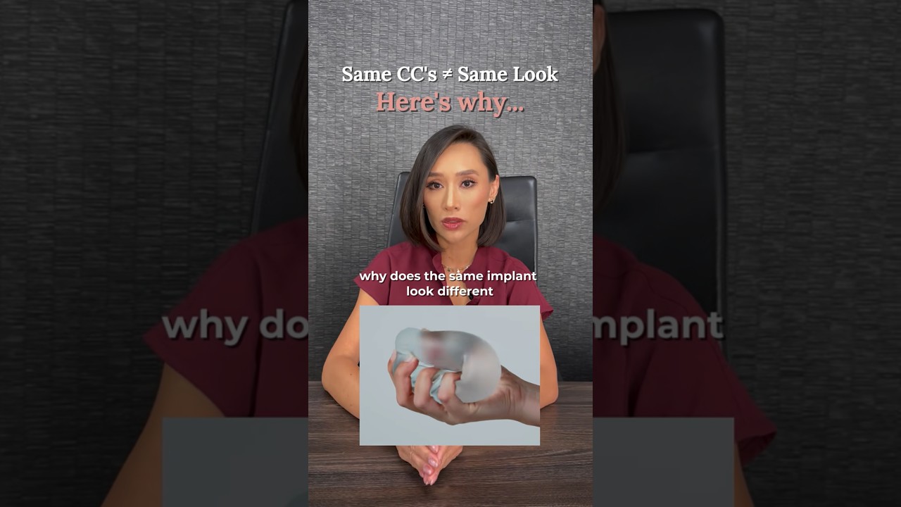 Implant size versus appearance explanation video.