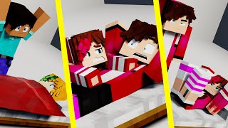 Good Night Minecraft【Minecraft Animation】Alex&Steve JJ&Sister