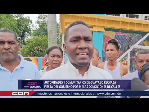 Autoridades y comunitarios de Guayabo rechazan fiesta del Gobierno por malas condiciones de calles