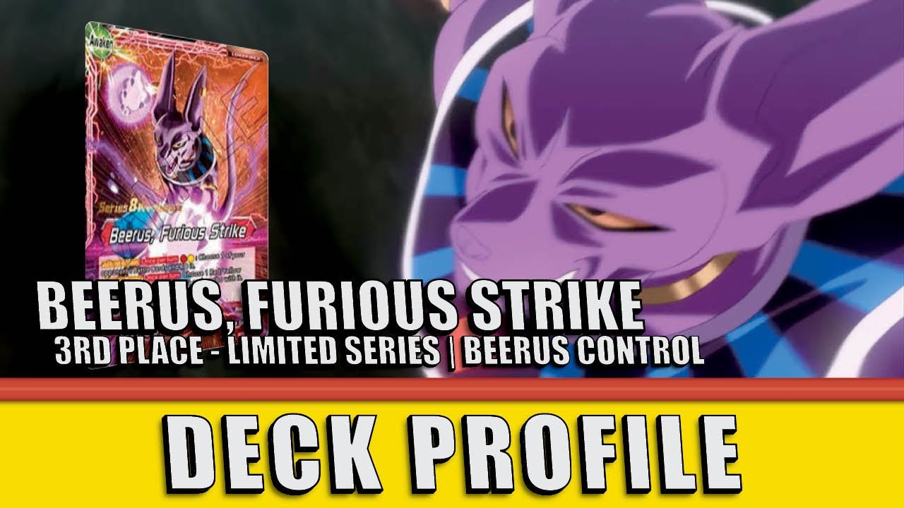 Beerus Control (R/Y) | 3rd in Limited Series Event | DBS Deck Profile