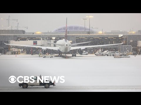 Hartfield-Jackson Airport in Atlanta declares full ground stop due to snowstorm