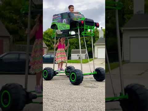 THE BIGGEST MONSTER TRUCK POWER WHEELS RIDE ON TOY (PART 1) #shorts
